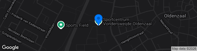 Map showing Sportpark De Vondersweijde