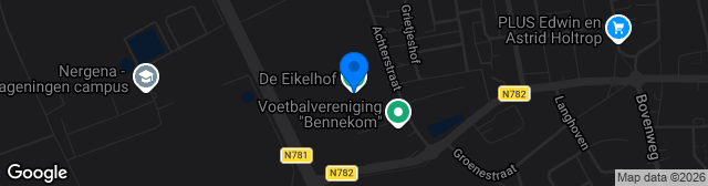 Map showing Sportpark De Eikelhof