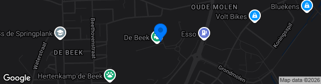 Map showing Sportpark De Beek (VVC '68)