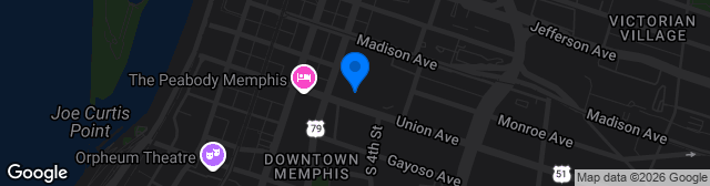 Map showing AutoZone Park
