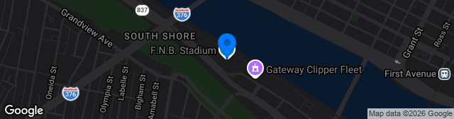 Map showing Highmark Stadium