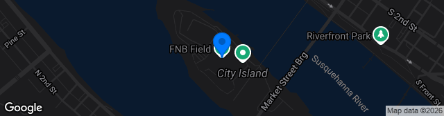 Map showing FNB FIELD