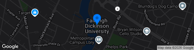 Map showing Fairleigh Dickinson University Field