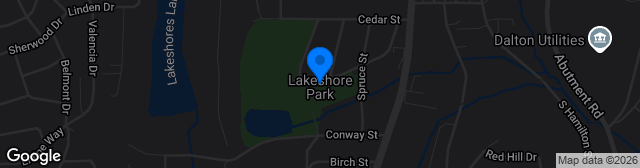 Map showing Lakeshore Park