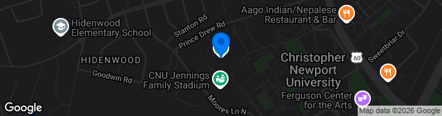 Map showing TowneBank Stadium