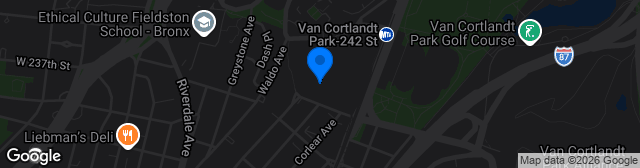 Map showing Gaelic Park