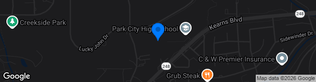 Map showing Dozier Field