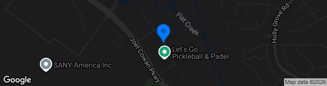 Map showing Peachtree City MOBA Soccer