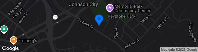 Map showing TVA Credit Union Park