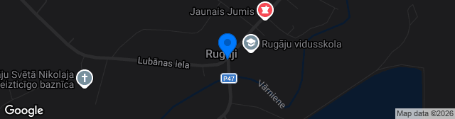 Map showing Rugāju stadions