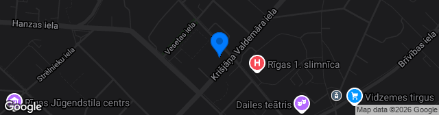 Map showing Rīgas 49. vidusskolas sporta komplekss