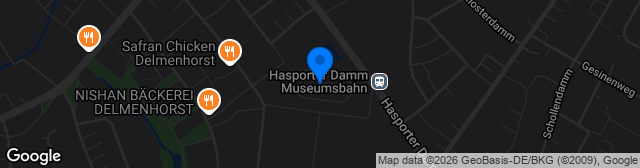 Map showing Stadion an der Düsternortstraße