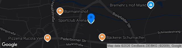 Map showing SPORTCLUB Arena