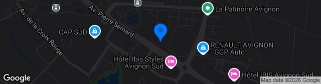Map showing Parc des Sports