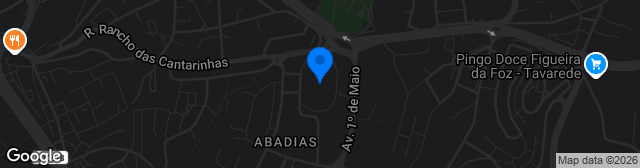 Map showing Estádio Municipal José Bento Pessoa