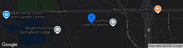 Map showing Princes Park