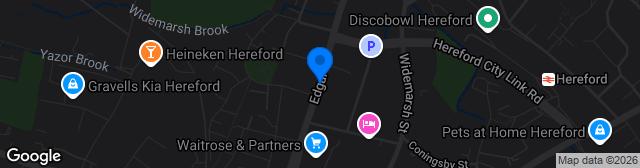 Map showing Edgar Street Athletic Ground