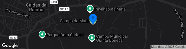 Map showing Campo da Mata