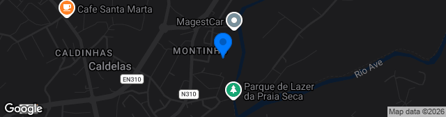 Map showing Estádio do Montinho