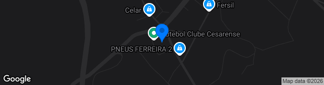 Map showing Estádio do Mergulhão