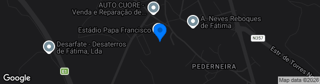 Map showing Estádio Papa Francisco