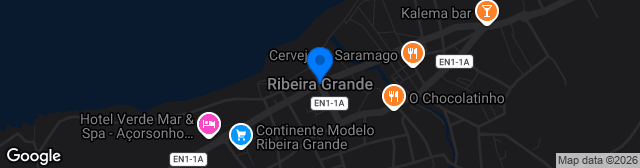 Map showing Campo Municipal da Ribeira Grande