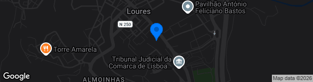 Map showing Campo de Jogos José Silva Faria