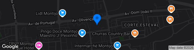 Map showing Campo da Liberdade
