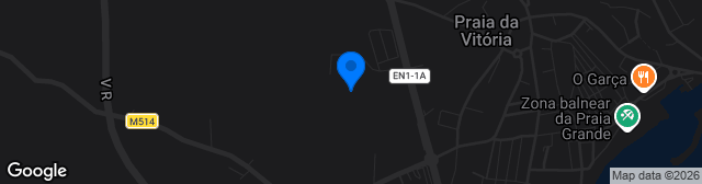 Map showing Estádio Municipal da Praia da Vitória