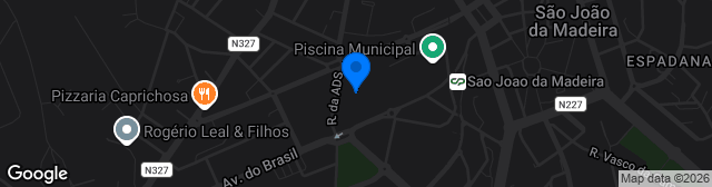 Map showing Estádio Conde Dias Garcia