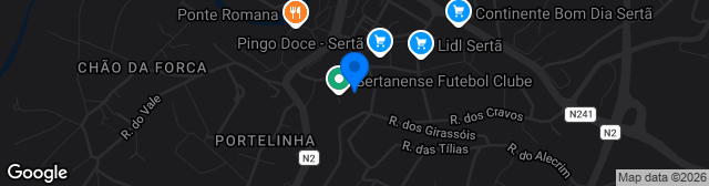 Map showing Campo de Jogos Dr. Marques dos Santos