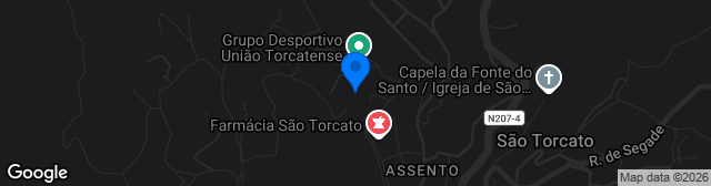 Map showing Parque Desportivo do Arnado