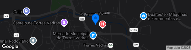 Map showing Campo Manuel Marques