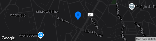 Map showing Estádio do Clube Desportivo Trofense