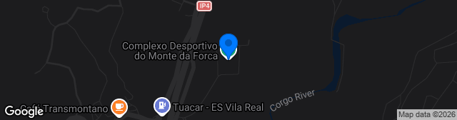 Map showing Complexo Desportivo Monte Da Forca