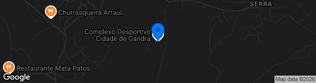 Map showing Complexo Desportivo Cidade de Gandra