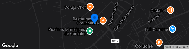Map showing Estádio Municipal Prof. José Peseiro