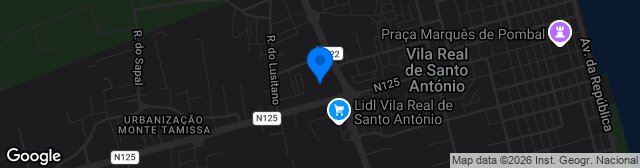 Map showing Campo de Jogos Francisco Gomes Socorro