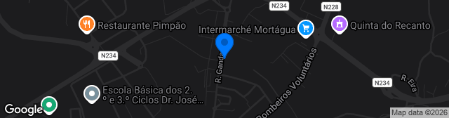 Map showing Campo da Gandarada