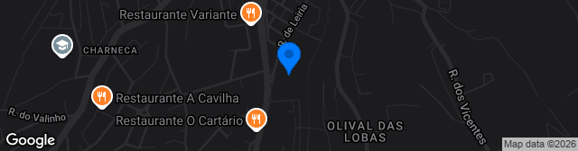 Map showing Estádio Municipal de Pombal