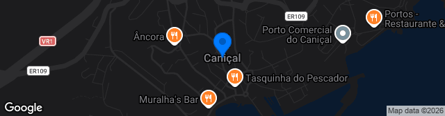Map showing Campo de Futebol do Caniçal