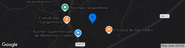 Map showing Complexo Desportivo São Pedro