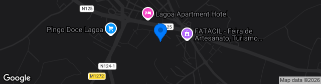 Map showing Estádio Capitão Josino da Costa