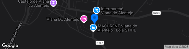 Map showing Estadio João Sousa Faria e Melo