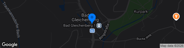 Map showing Bad Gleichenberg Arena
