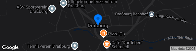 Map showing Sportplatz Draßburg