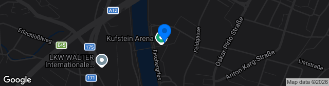 Map showing Kufstein-Arena