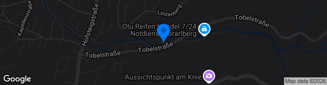 Map showing Sportplatz Schwarzach