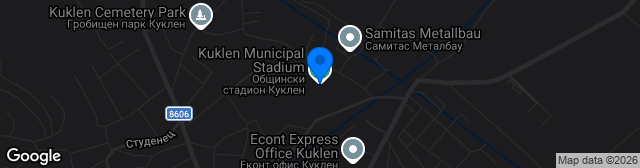 Map showing Stadion Kuklen