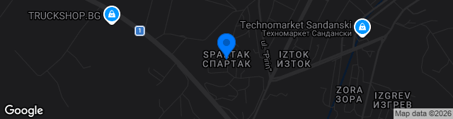 Map showing Stadion Spartak